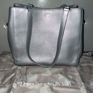 Dagne Dover Small Allyn in Holographic leather